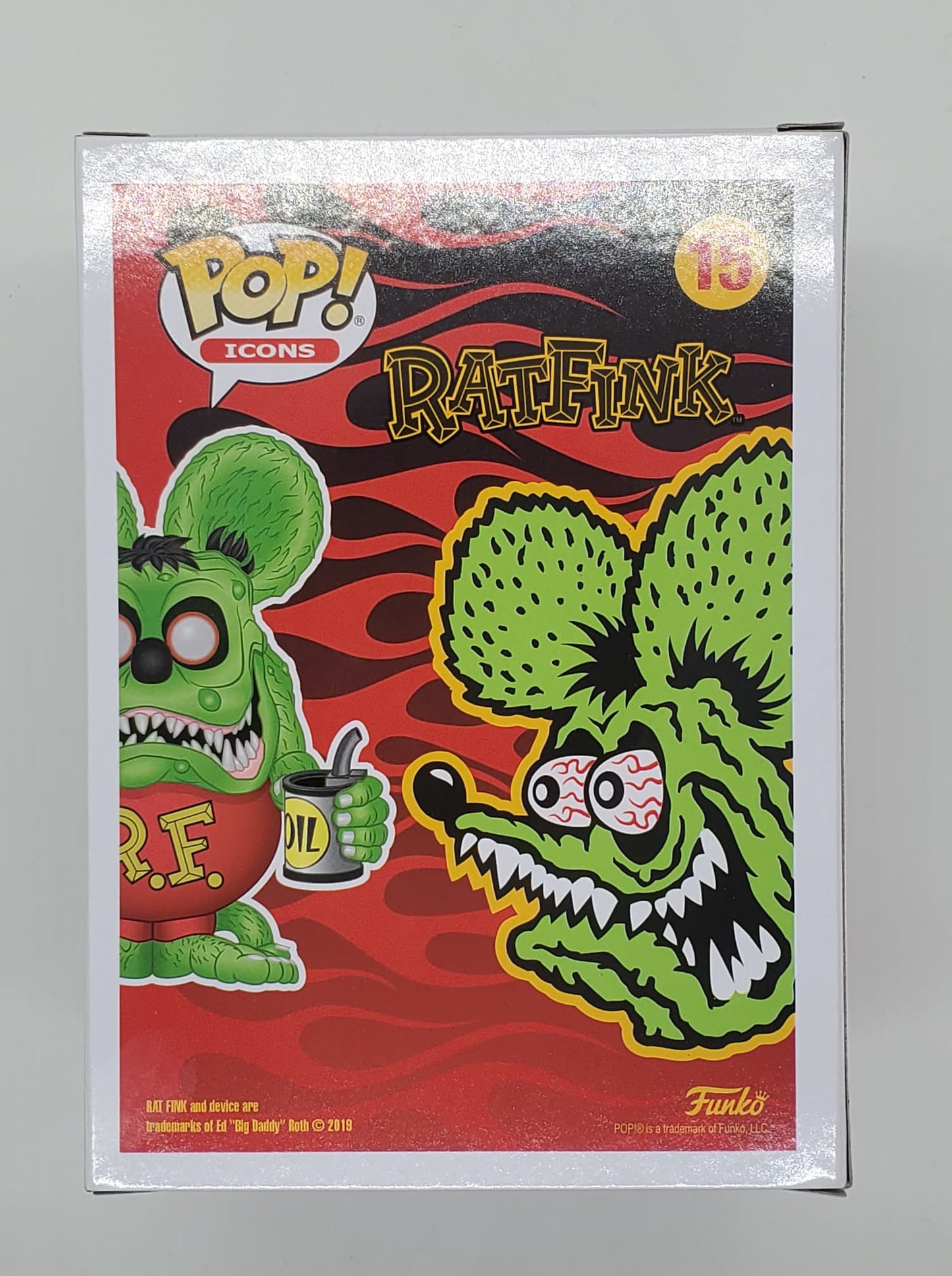 Funko POP! SDCC Rat Fink Green Chrome