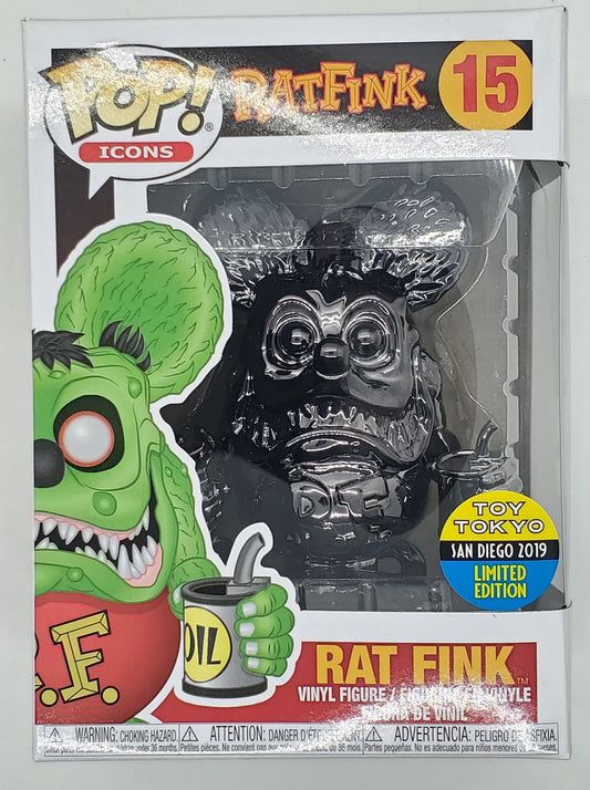 Funko POP!  Rat Fink (Black Chrome)