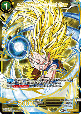 SS3 Son Goku, the Last Straw (Gold Stamped) - Mythic Booster - Common - SD10-02