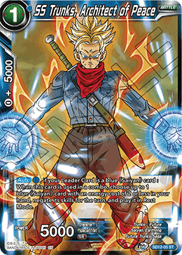 SS Trunks, Architect of Peace - Rise of the Unison Warrior - Starter Rare - SD12-05