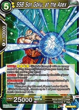 SSB Son Goku, at the Apex - Colossal Warfare - Starter Rare - SD5-03