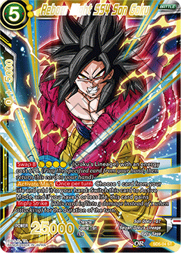 Reborn Might SS4 Son Goku - Colossal Warfare - Starter Rare - SD5-04