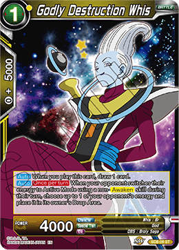 Godly Destruction Whis - Destroyer Kings - Starter Rare - SD8-09