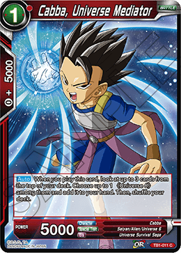 Cabba, Universe Mediator - Tournament of Power - Common - TB1-011