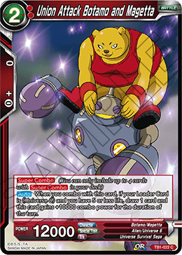 Union Attack Botamo and Magetta - Tournament of Power - Common - TB1-022