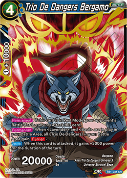 Trio De Dangers Bergamo - Tournament of Power - Super Rare - TB1-035