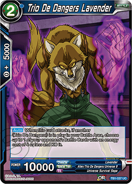 Trio De Dangers Lavender - Tournament of Power - Uncommon - TB1-037