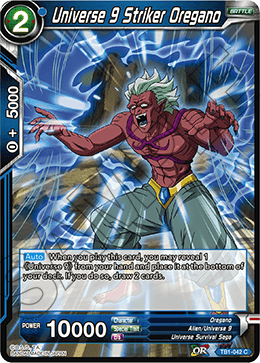 Universe 9 Striker Oregano (Reprint) - Battle Evolution Booster - Common - TB1-042