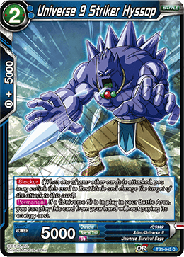 Universe 9 Striker Hyssop - Tournament of Power - Common - TB1-043