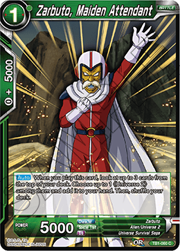 Zarbuto, Maiden Attendant - Tournament of Power - Common - TB1-060