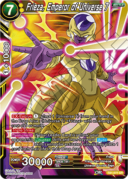 Frieza, Emperor of Universe 7 - Tournament of Power - Super Rare - TB1-077