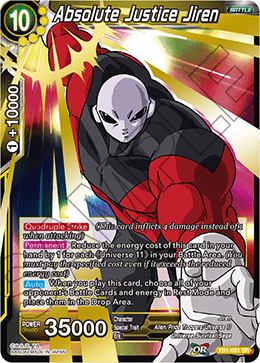 Absolute Justice Jiren - Tournament of Power - Super Rare - TB1-081