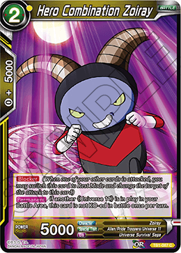 Hero Combination Zoiray - Tournament of Power - Common - TB1-087