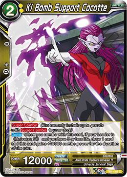 Ki Bomb Support Cocotte - Tournament of Power - Common - TB1-088