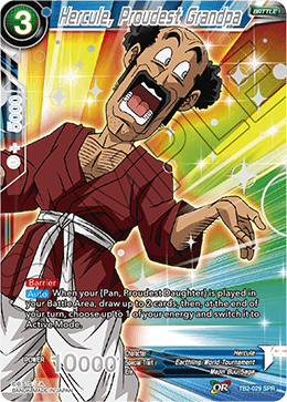 Hercule, Proudest Grandpa (SPR) - World Martial Arts Tournament - Special Rare - TB2-029