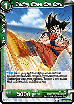 Trading Blows Son Goku - World Martial Arts Tournament - Common - TB2-036