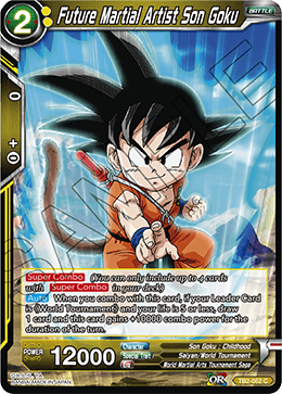 Future Martial Artist Son Goku - World Martial Arts Tournament - Common - TB2-052