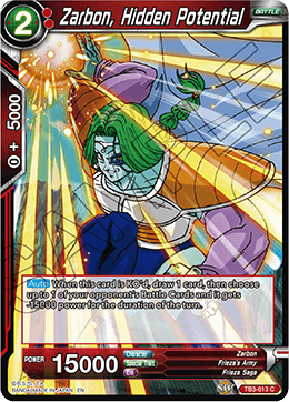 Zarbon, Hidden Potential - Clash of Fates - Common - TB3-013