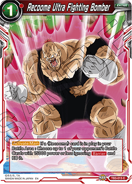 Recoome Ultra Fighting Bomber - Clash of Fates - Common - TB3-015