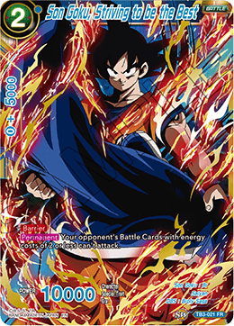 Son Goku, Striving to be the Best - Clash of Fates - Feature Rare - TB3-021