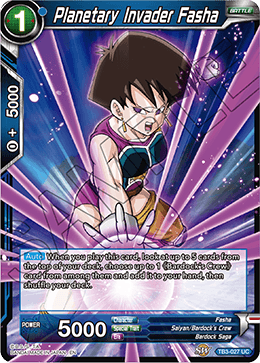 Planetary Invader Fasha - Clash of Fates - Uncommon - TB3-027