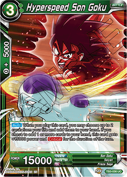 Hyperspeed Son Goku - Clash of Fates - Uncommon - TB3-036
