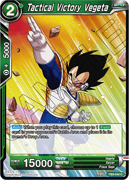 Tactical Victory Vegeta - Clash of Fates - Common - TB3-040