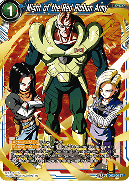 Might of the Red Ribbon Army - Malicious Machinations - Starter Rare - XD2-06