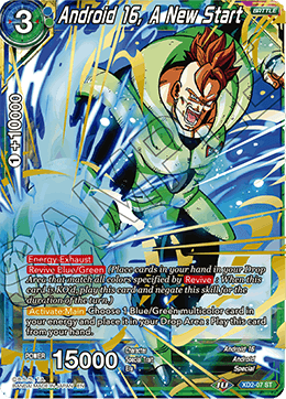Android 16, A New Start - Malicious Machinations - Starter Rare - XD2-07