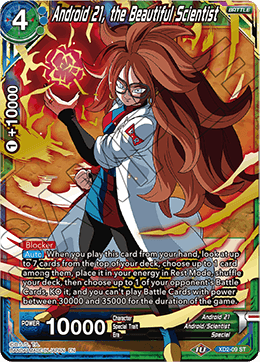 Android 21, the Beautiful Scientist - Malicious Machinations - Starter Rare - XD2-09