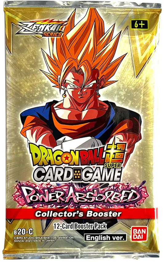 DBS Collector Booster Pack - ZENKAI Series Set 03 POWER ABSORBED Collector?? Booster [DBS-B20-C]
