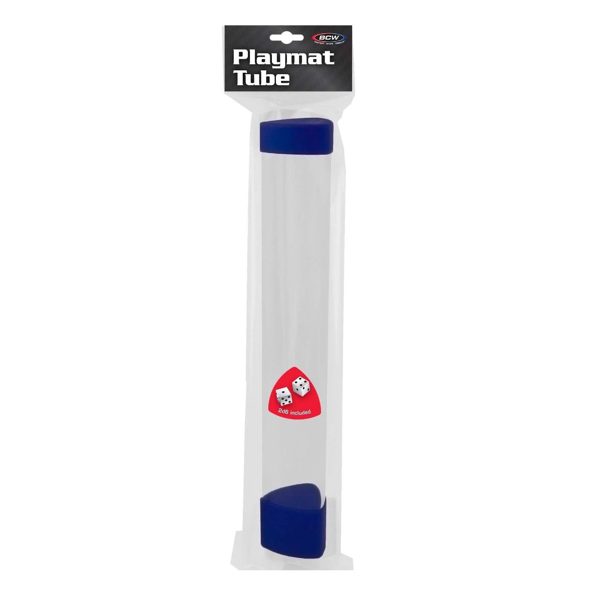 Playmat Tube with Dice Cap - Blue