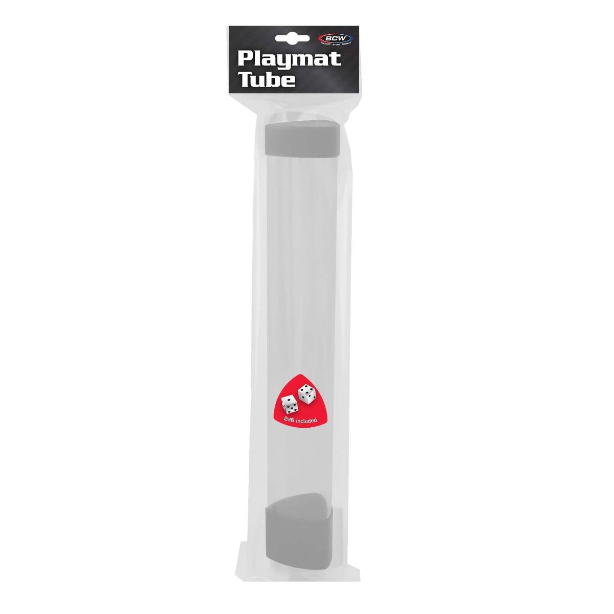 Playmat Tube with Dice Cap - White