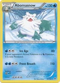 Abomasnow - XY - BREAKthrough - Rare - 40/162