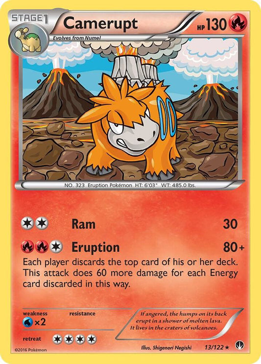 Camerupt - XY - BREAKpoint - Rare - 13/122