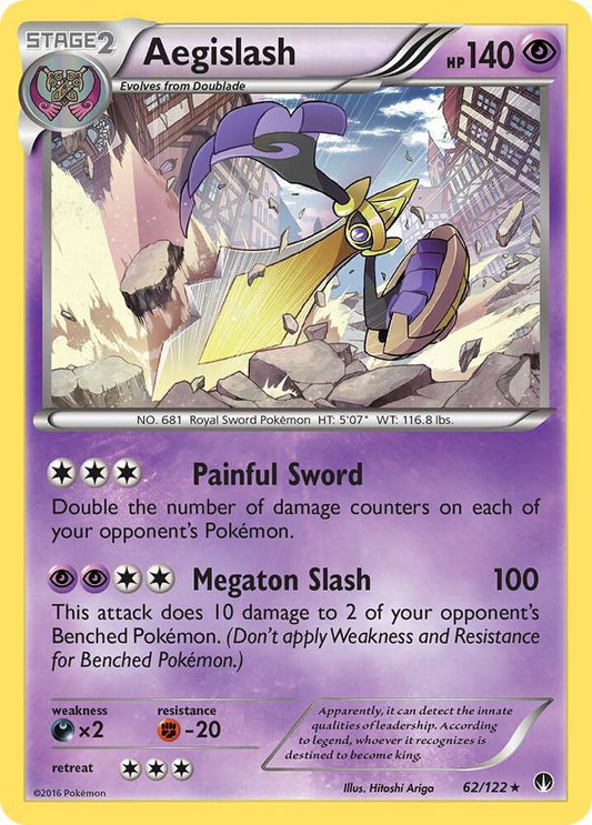 Aegislash - XY - BREAKpoint - Holo Rare - 62/122
