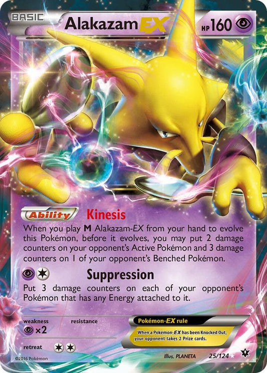 Alakazam EX - XY - Fates Collide - Ultra Rare - 25/124