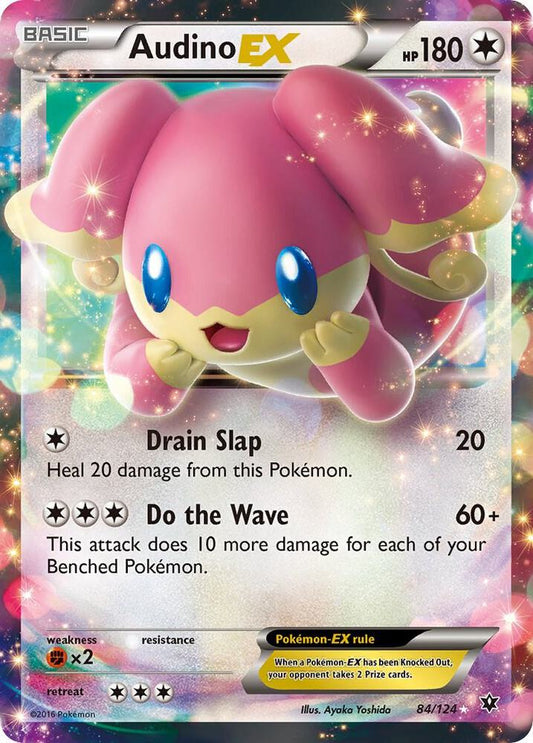 Audino EX - XY - Fates Collide - Ultra Rare - 84/124