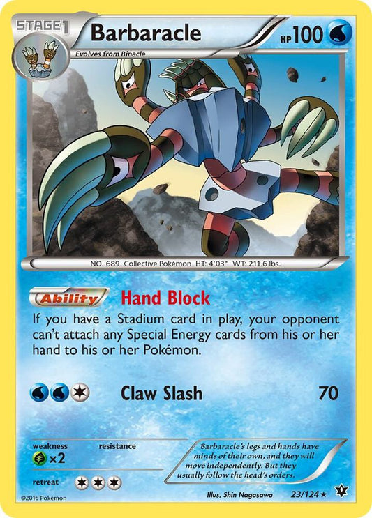 Barbaracle - XY - Fates Collide - Rare - 23/124