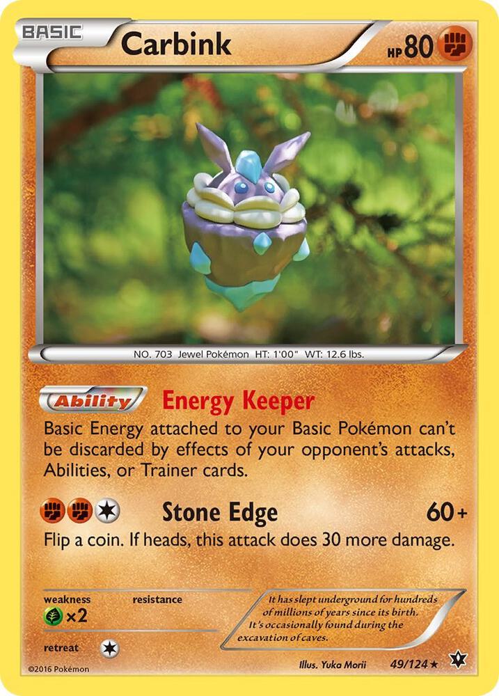 Carbink (49) - XY - Fates Collide - Rare - 49/124