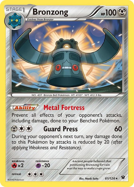 Bronzong - XY - Fates Collide - Rare - 61/124