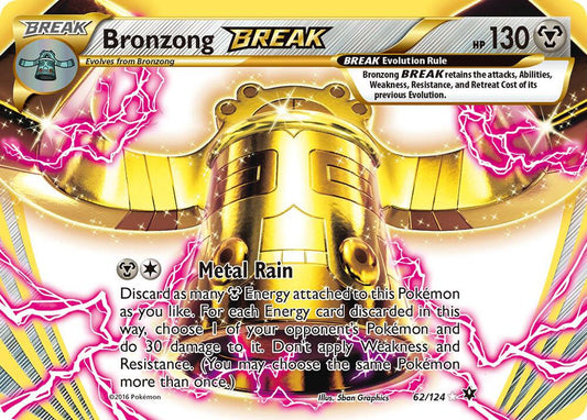 Bronzong BREAK - XY - Fates Collide - Rare BREAK - 62/124