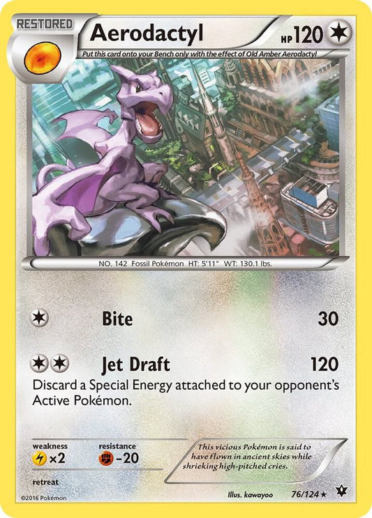 Aerodactyl - XY - Fates Collide - Rare - 76/124