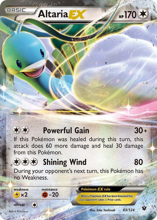 Altaria EX - XY - Fates Collide - Ultra Rare - 83/124