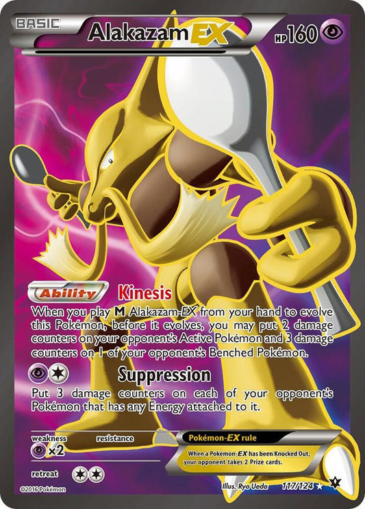 Alakazam EX (Full Art) - XY - Fates Collide - Ultra Rare - 117/124