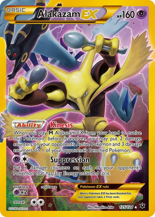 Alakazam EX (Secret) - XY - Fates Collide - Secret Rare - 125/124