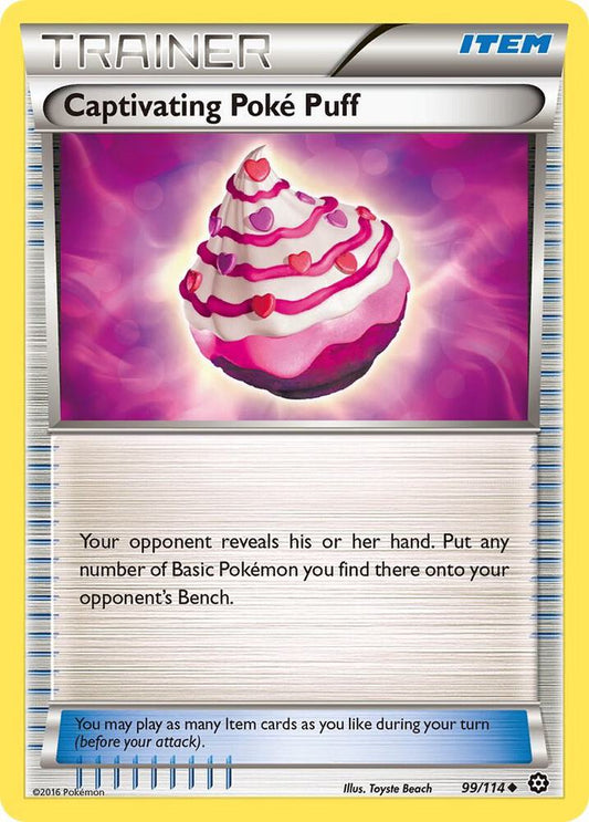 Captivating Poke Puff - XY - Steam Siege - Uncommon - 99/114
