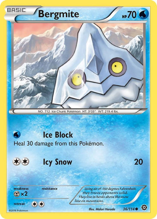 Bergmite - XY - Steam Siege - Common - 36/114
