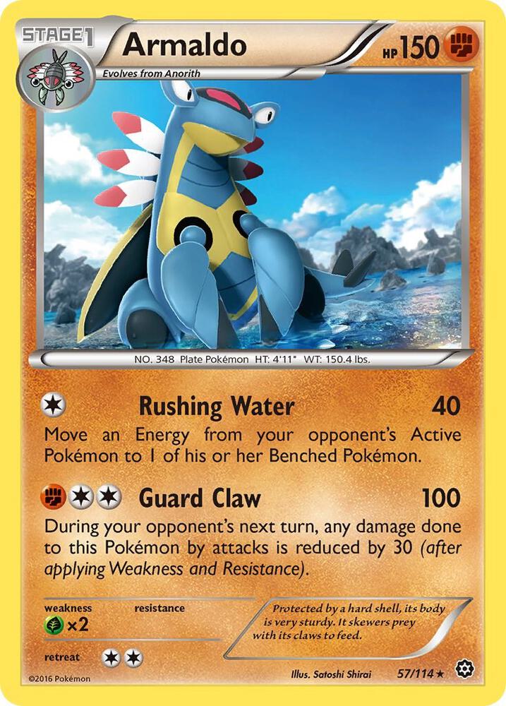 Armaldo - XY - Steam Siege - Rare - 57/114