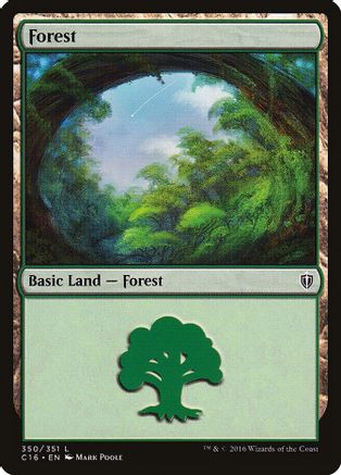 Forest (350) - Commander 2016 - L - 350